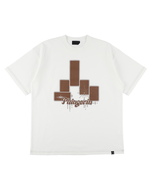 BLOCK S/S TEE WHITE