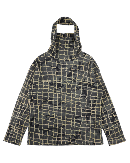 NET L/S WAFFLE HEAD STRAP THERMAL BEIGE NET
