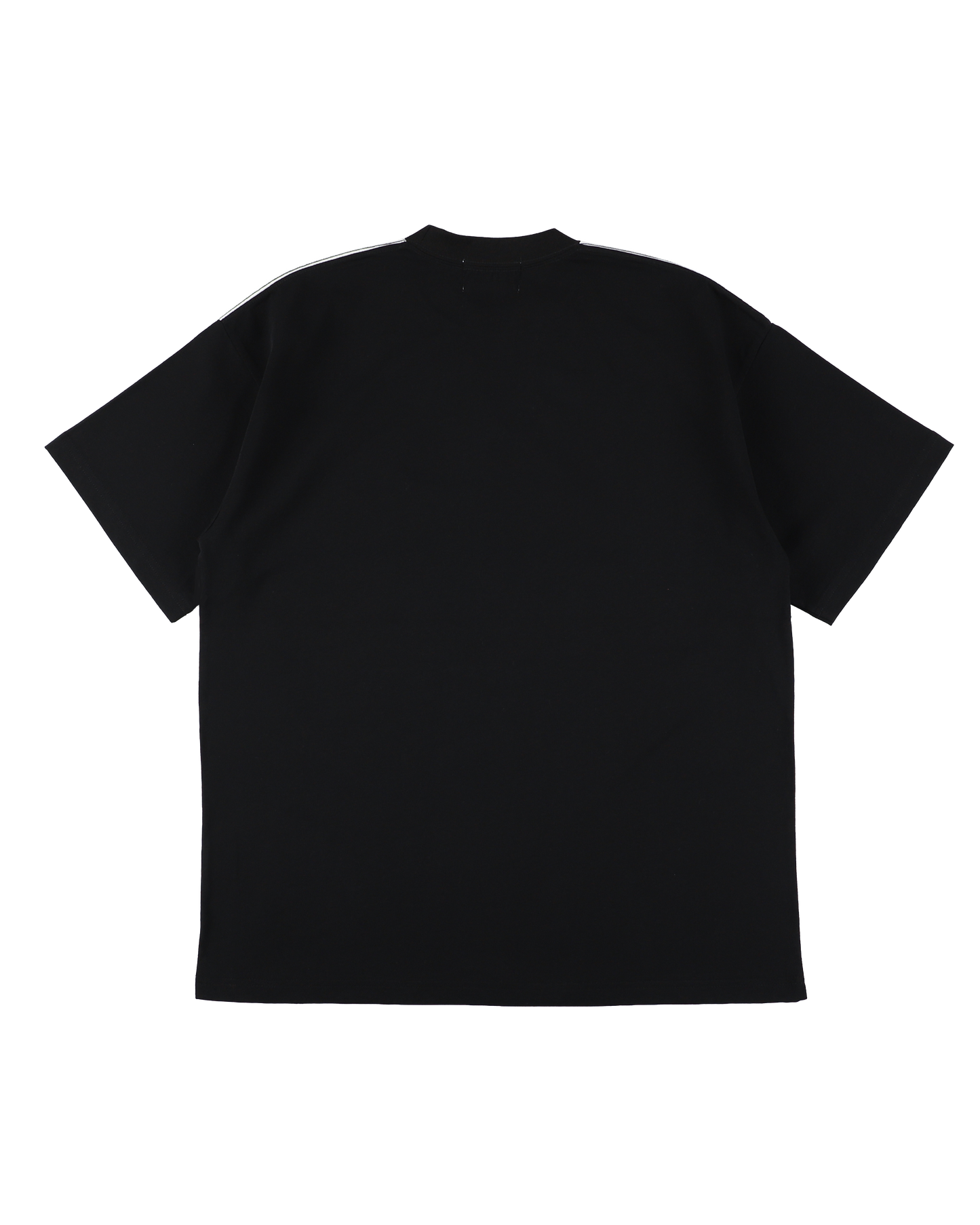 SCRIPT S/S TEE WHITE x BLACK