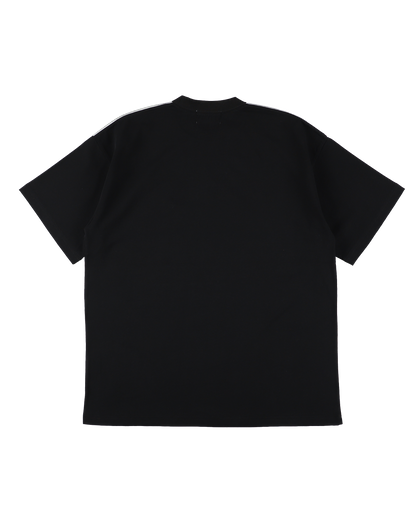 SCRIPT S/S TEE WHITE x BLACK