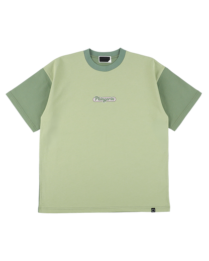 SCRIPT S/S TEE PISTACHIO x GREEN