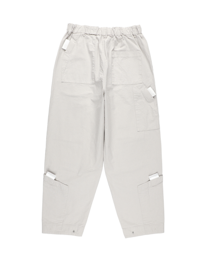 PULL TAB FLIGHT PANTS LIGHT GRAY