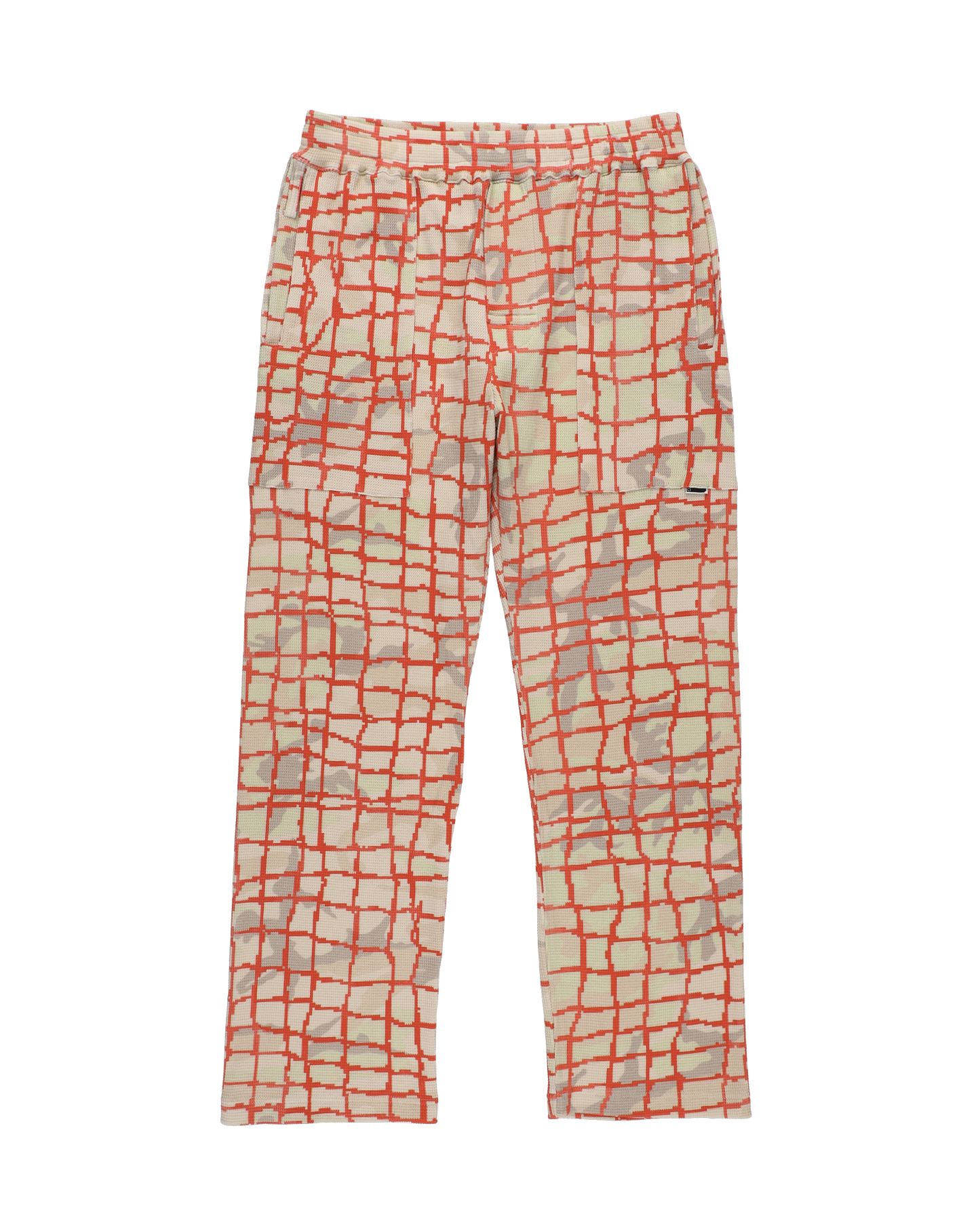 NET WAFFLE PANTS RED NET