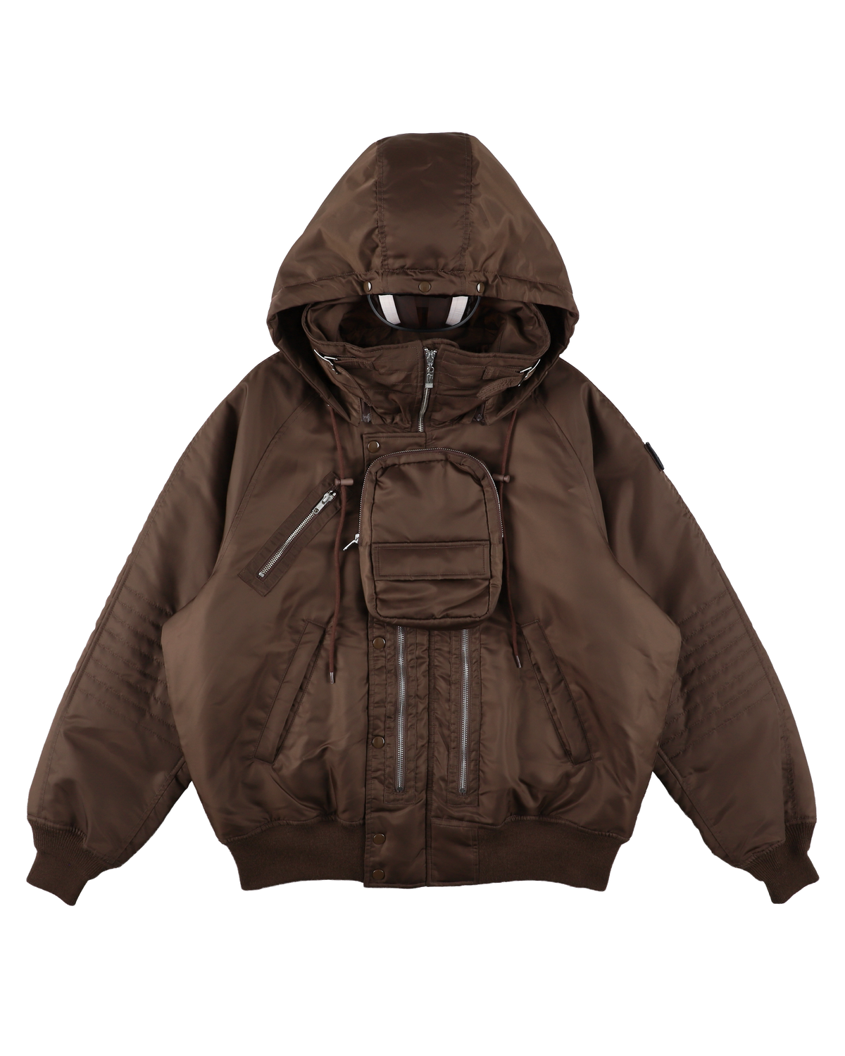 VISOR LIFT FLIGHT JACKET BROWN