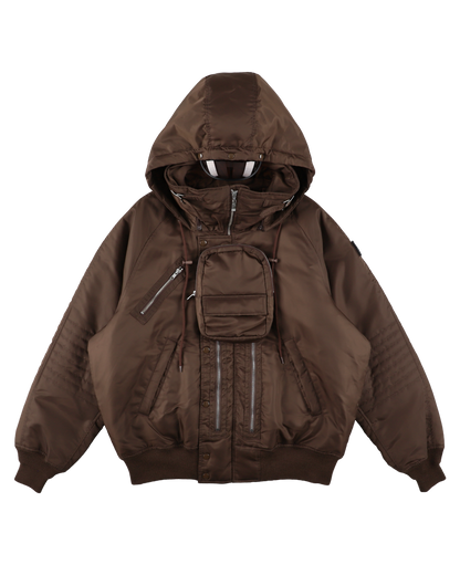VISOR LIFT FLIGHT JACKET BROWN