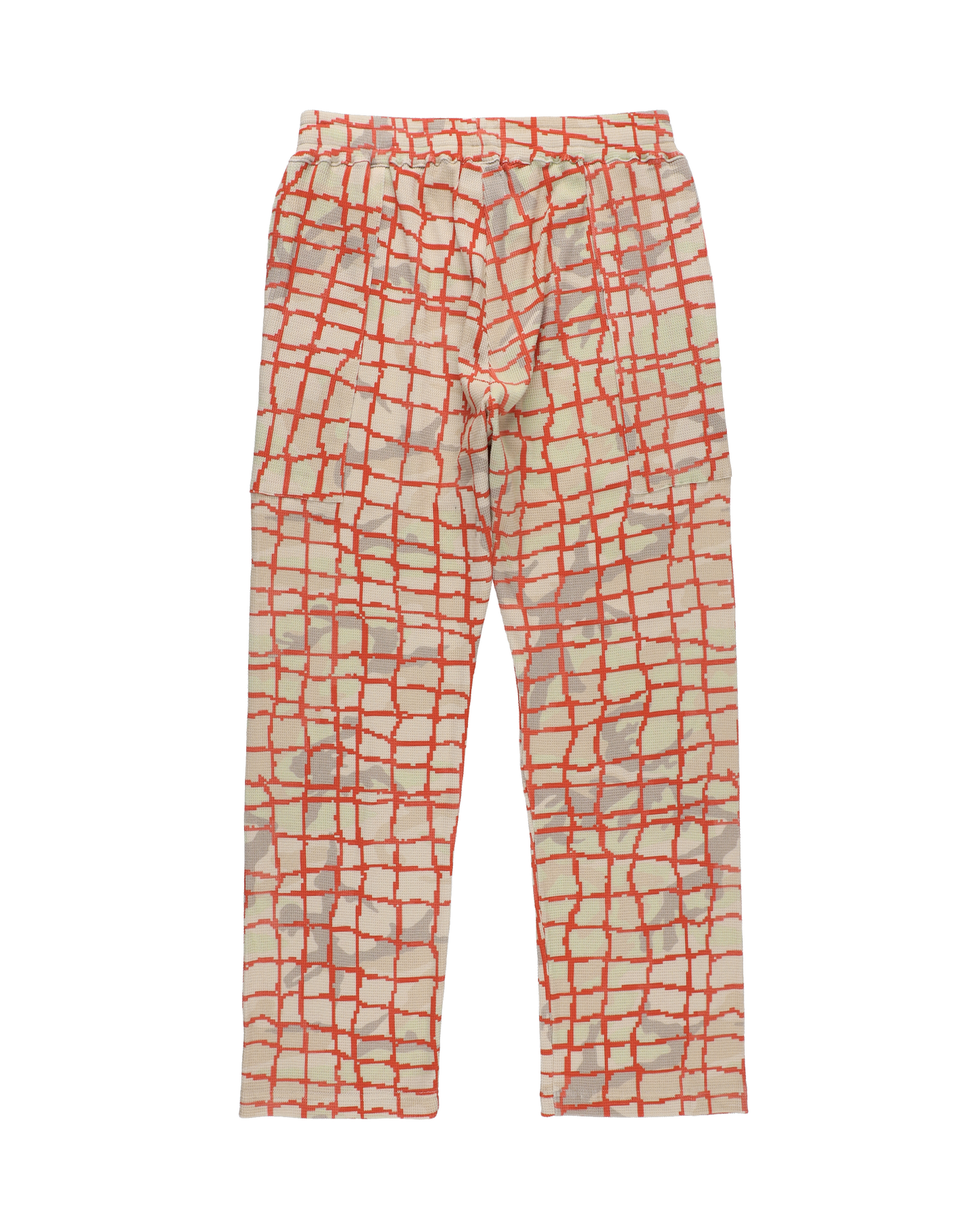NET WAFFLE PANTS RED NET