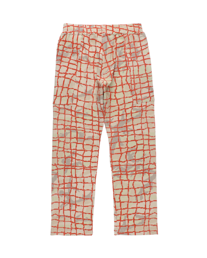 NET WAFFLE PANTS RED NET