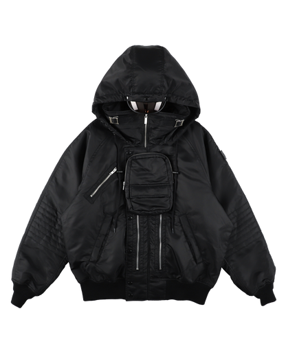 VISOR LIFT FLIGHT JACKET BLACK