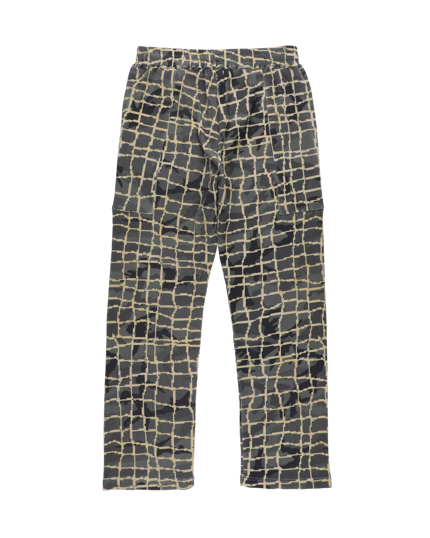 NET WAFFLE PANTS BEIGE NET
