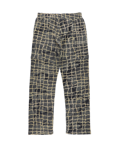 NET WAFFLE PANTS BEIGE NET