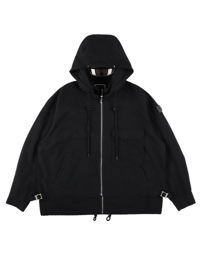VISOR DOUBLE ZIP JACKET BLACK