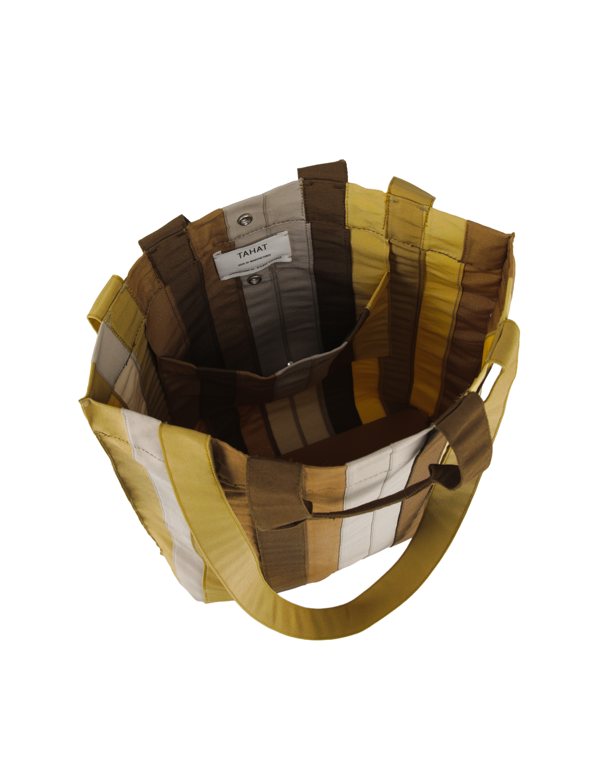 RIBBON TOTE BAG SAND BEIGE