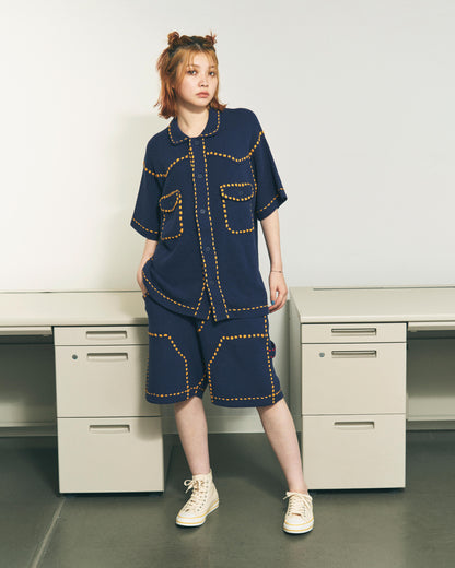 SUMMER PG1 WESTERN SHIRT NAVY