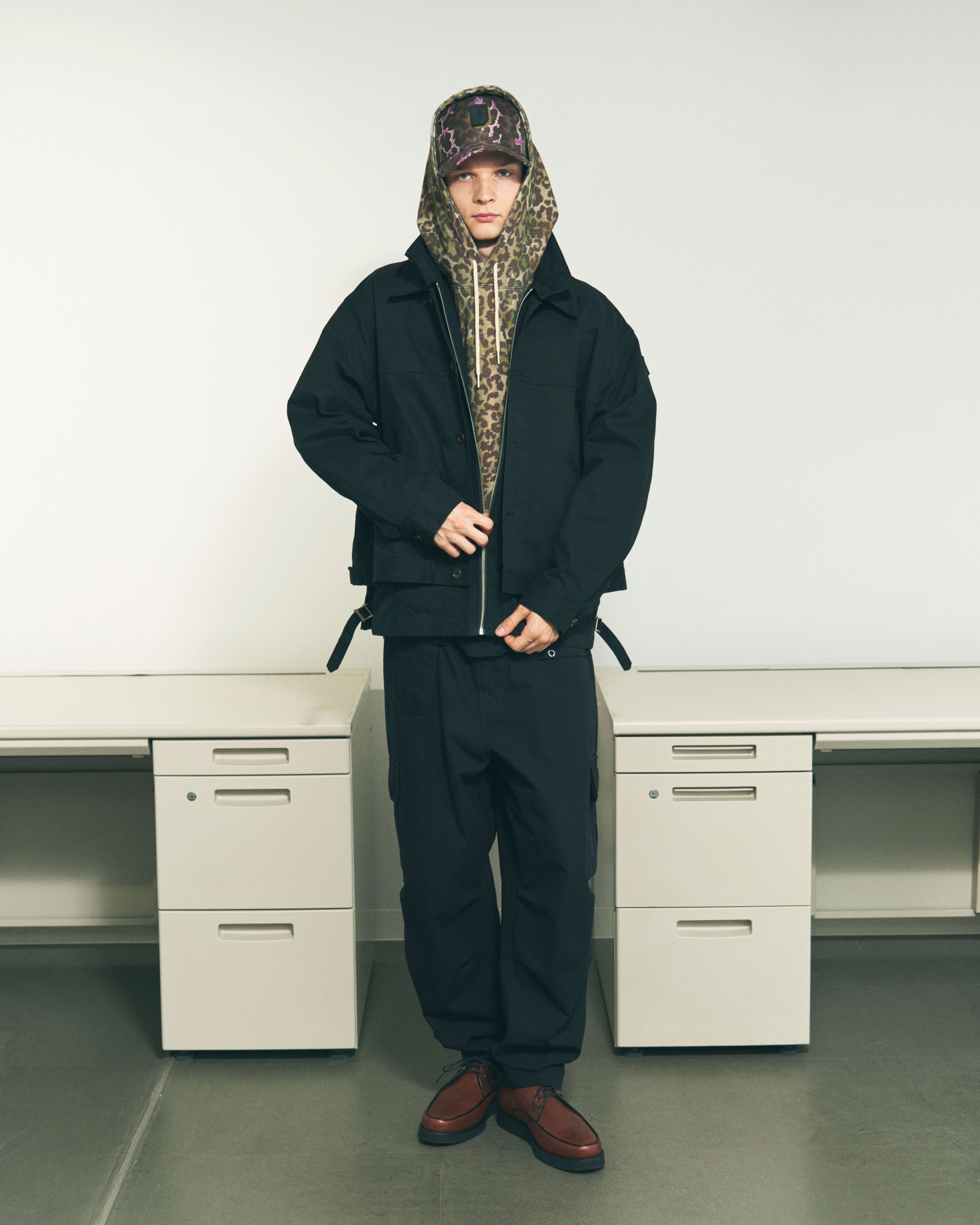 TWILL DOUBLE JACKET BLACK – PHINGERIN
