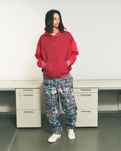 HOODIE DYED HEATHER LIME GREEN