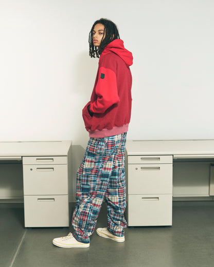 HOODIE DYED HEATHER LIME GREEN