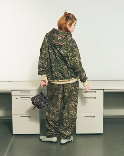 CONVERTIBLE SWEATPANTS LEOPARD