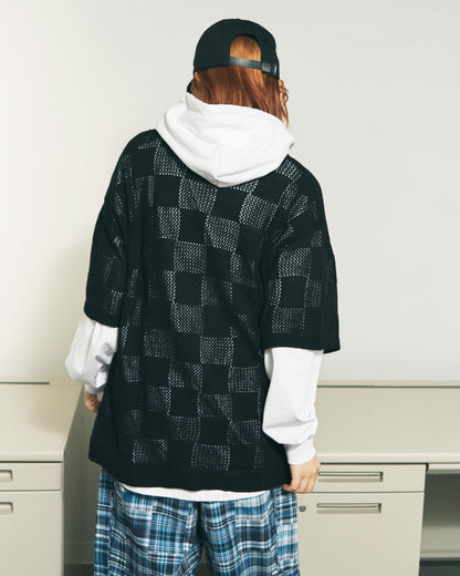 CHECKER WEB SKIPPER POLO ORANGE