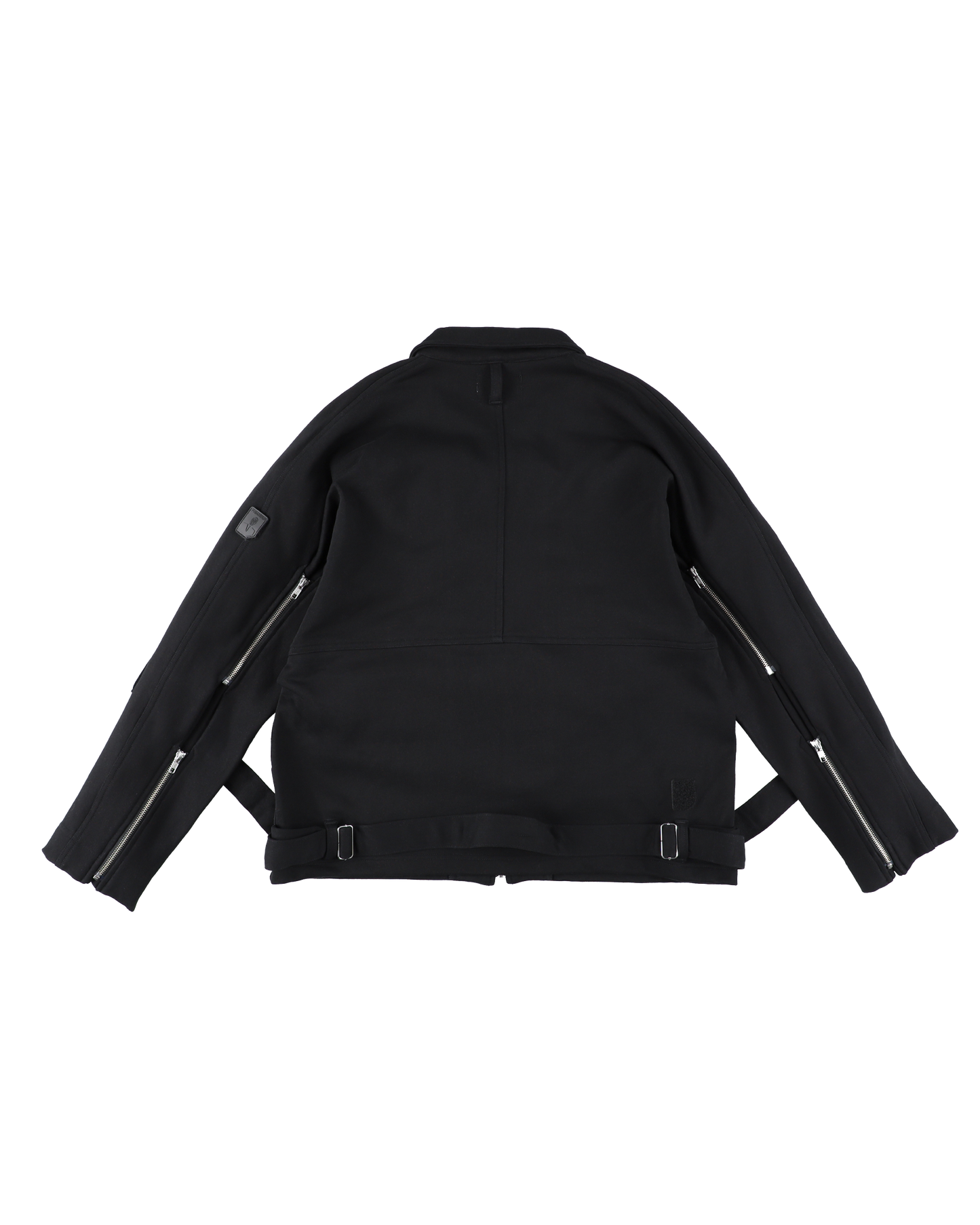 FRENCH TERRY ZIP RUN JACKET BLACK