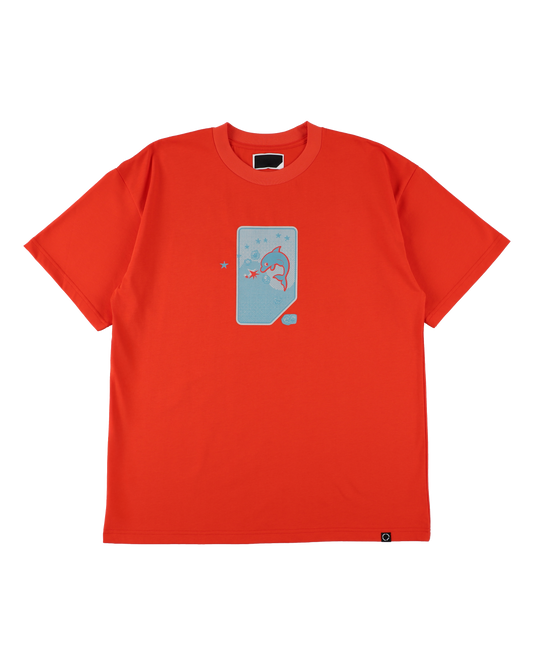 ME & MY DOLPHIN T-SHIRT RED