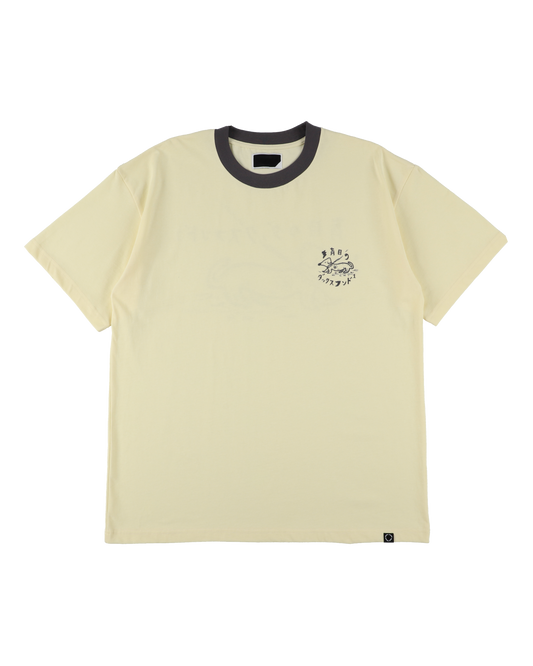 BLIND DACHSHUND T-SHIRT YELLOW