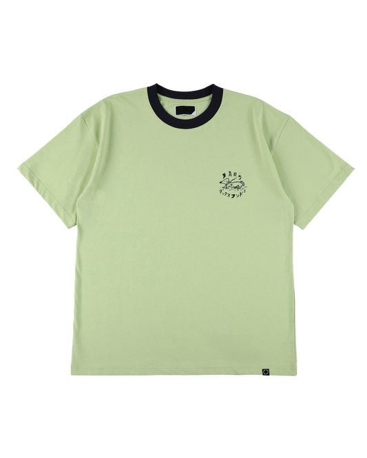 BLIND DACHSHUND T-SHIRT GREEN