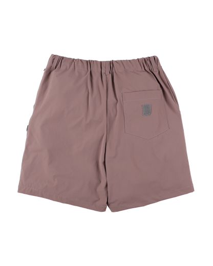 NYLON RIPSTOP SHORTS DARK LILAC