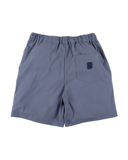 NYLON RIPSTOP SHORTS BLUE GREY