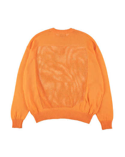 WINDOW WEB SWEATER ORANGE