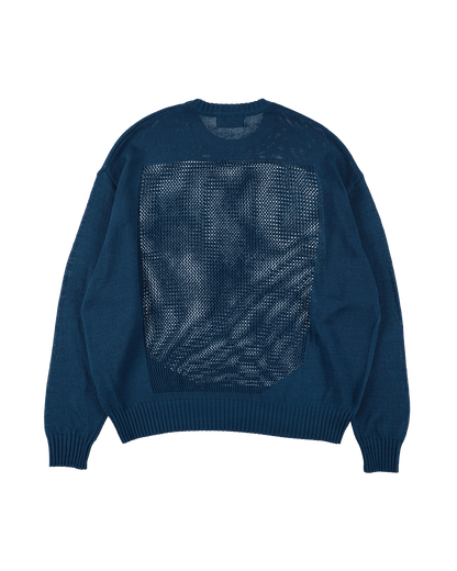 WINDOW WEB SWEATER NAVY