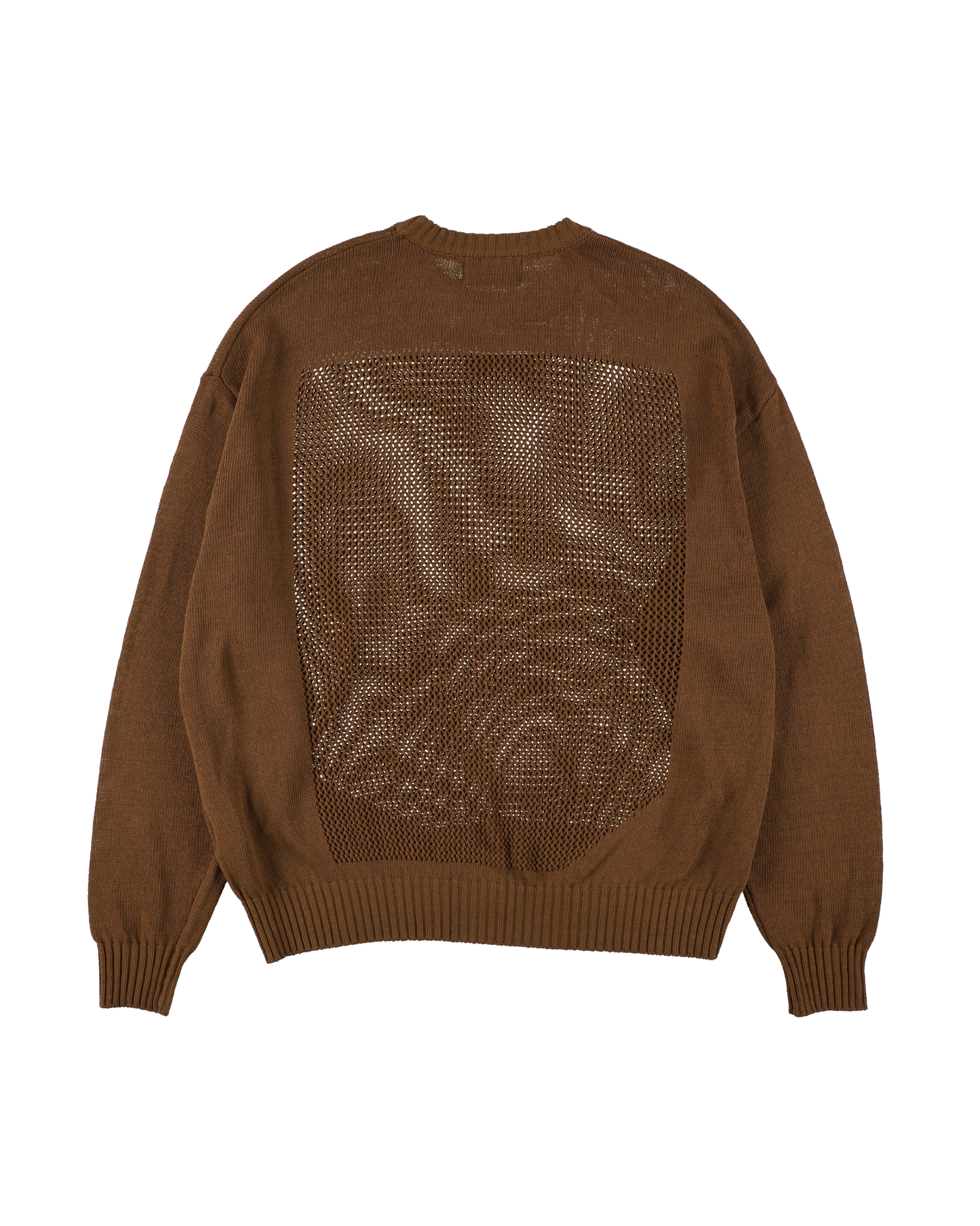 WINDOW WEB SWEATER BROWN