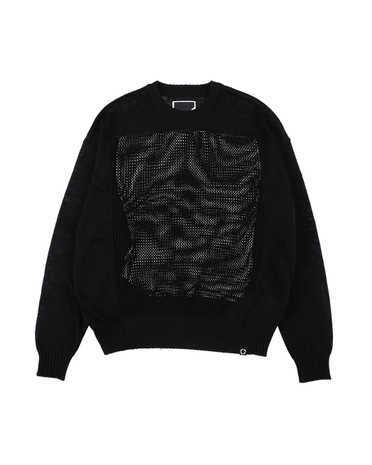 WINDOW WEB SWEATER BLACK