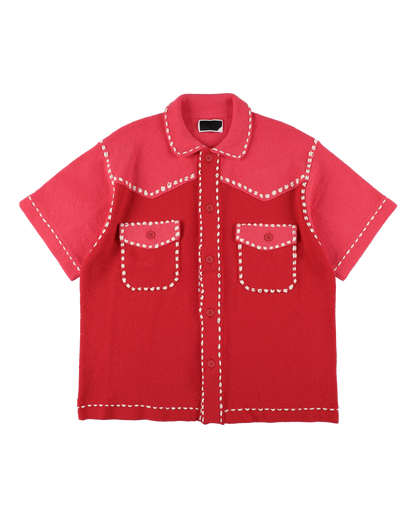 SUMMER PG1 WESTERN SHIRT RED x PINK