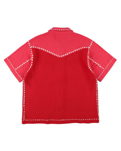 SUMMER PG1 WESTERN SHIRT RED x PINK