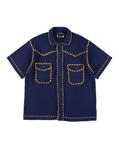 SUMMER PG1 WESTERN SHIRT NAVY