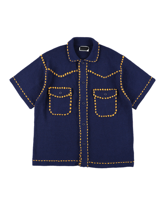 SUMMER PG1 WESTERN SHIRT NAVY