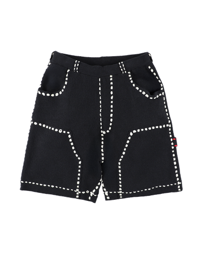 SUMMER PG1 DOUBLE KNEE SHORTS BLACK