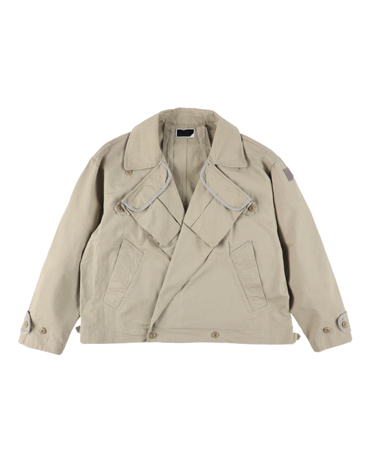 RIPSTOP TWIN SHORT COAT GREY