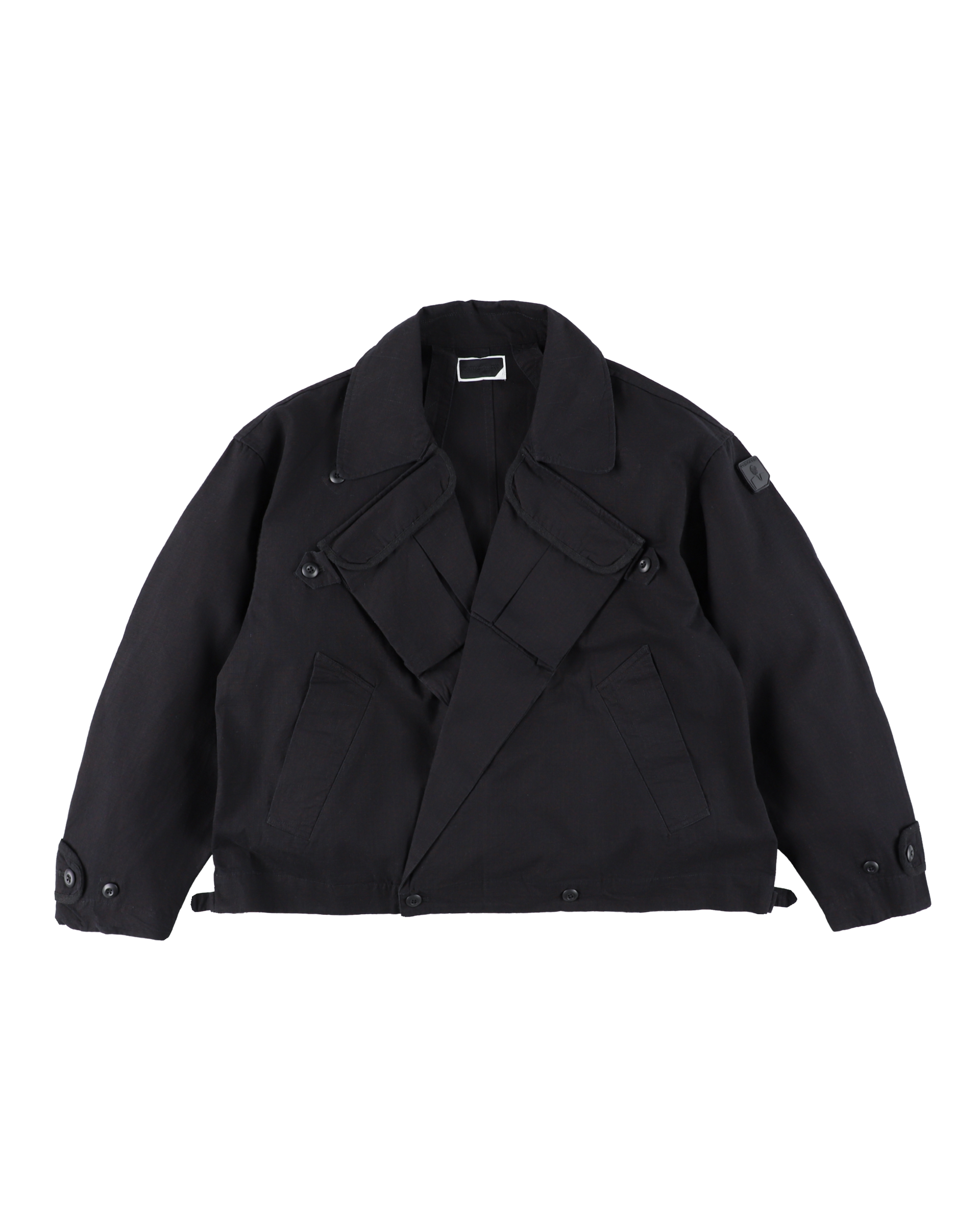 RIPSTOP TWIN SHORT COAT BLACK – PHINGERIN