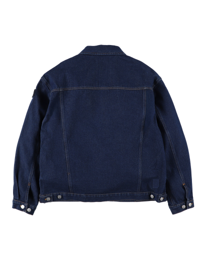 DENIM RIVET CHORE JACKET NAVY