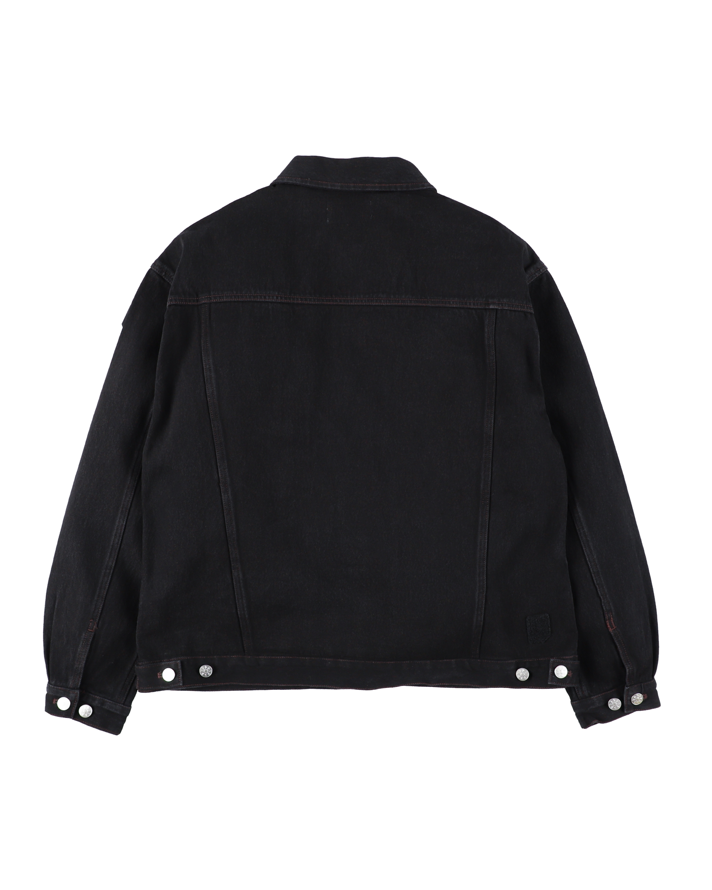 DENIM RIVET CHORE JACKET BLACK