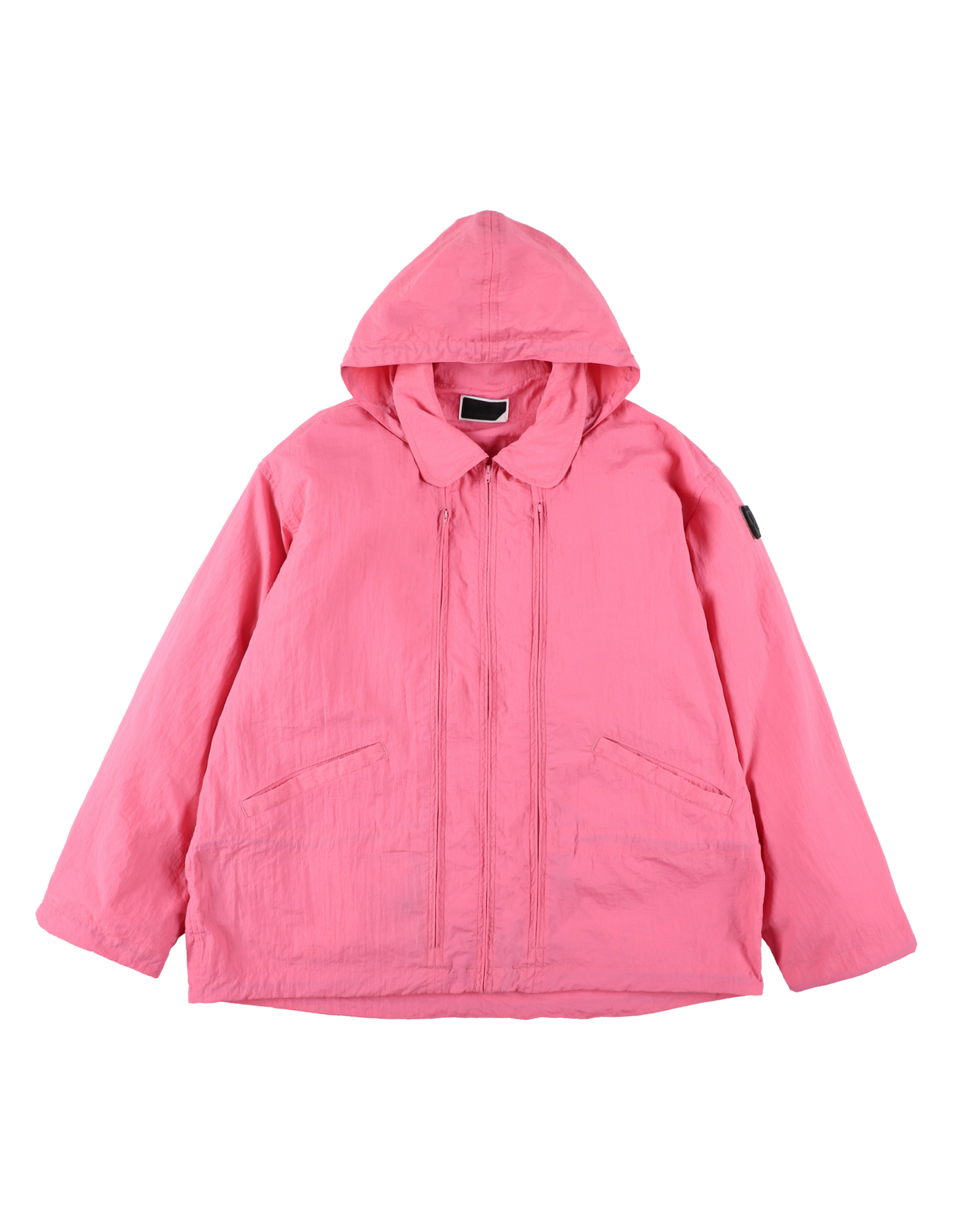 CRUSHED NYLON FULL PACK JACKET PINK