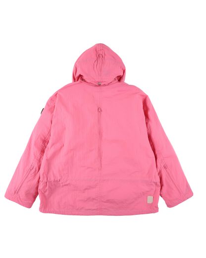 CRUSHED NYLON FULL PACK JACKET PINK