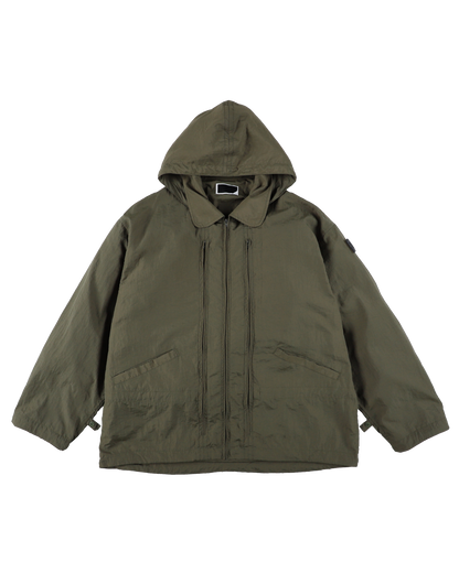 CRUSHED NYLON FULL PACK JACKET OLIVE DRAB