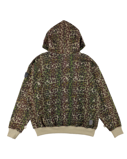 ZIP HOODIE LEOPARD