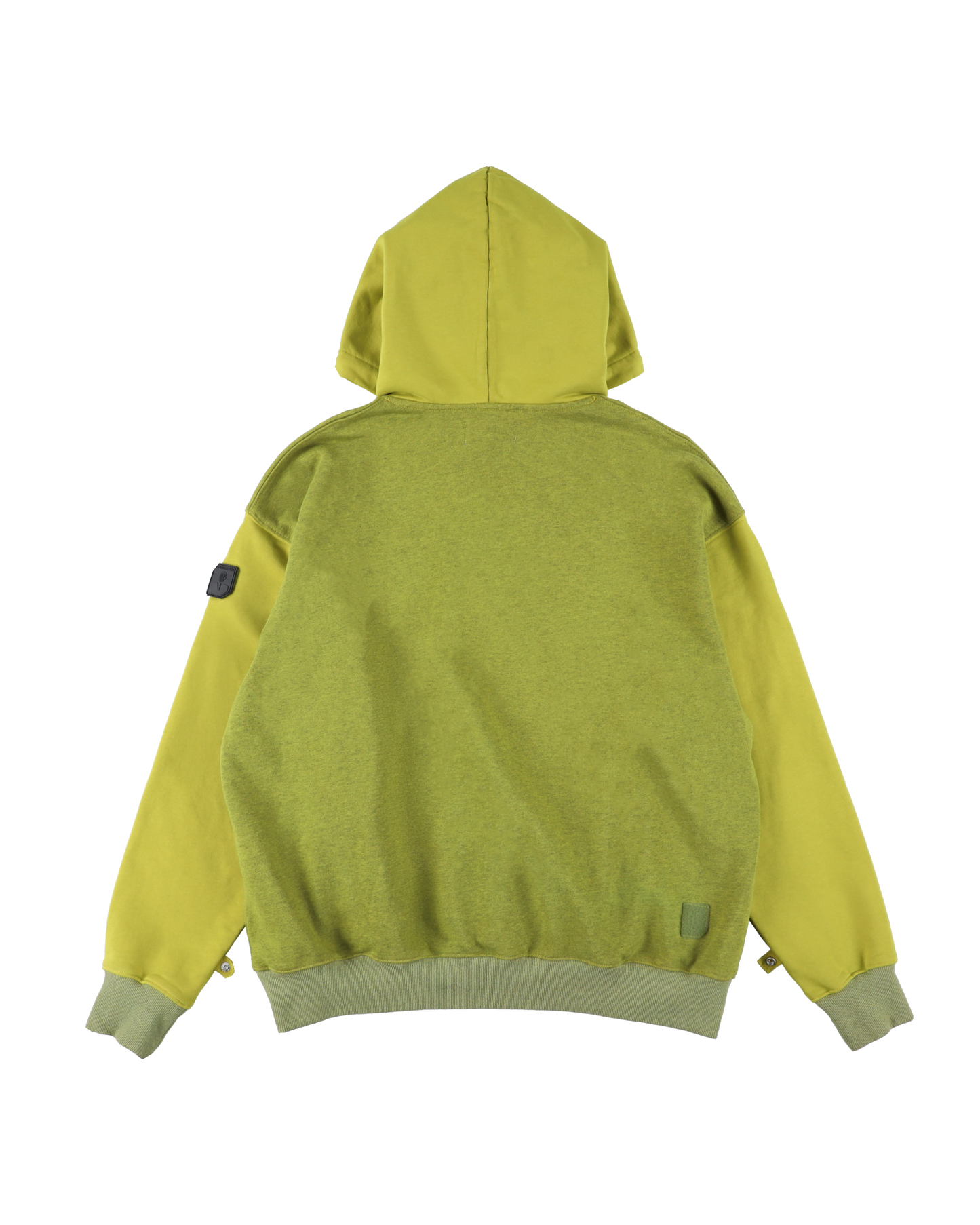 HOODIE DYED HEATHER LIME GREEN