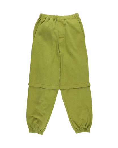 CONVERTIBLE SWEATPANTS LIME GREEN