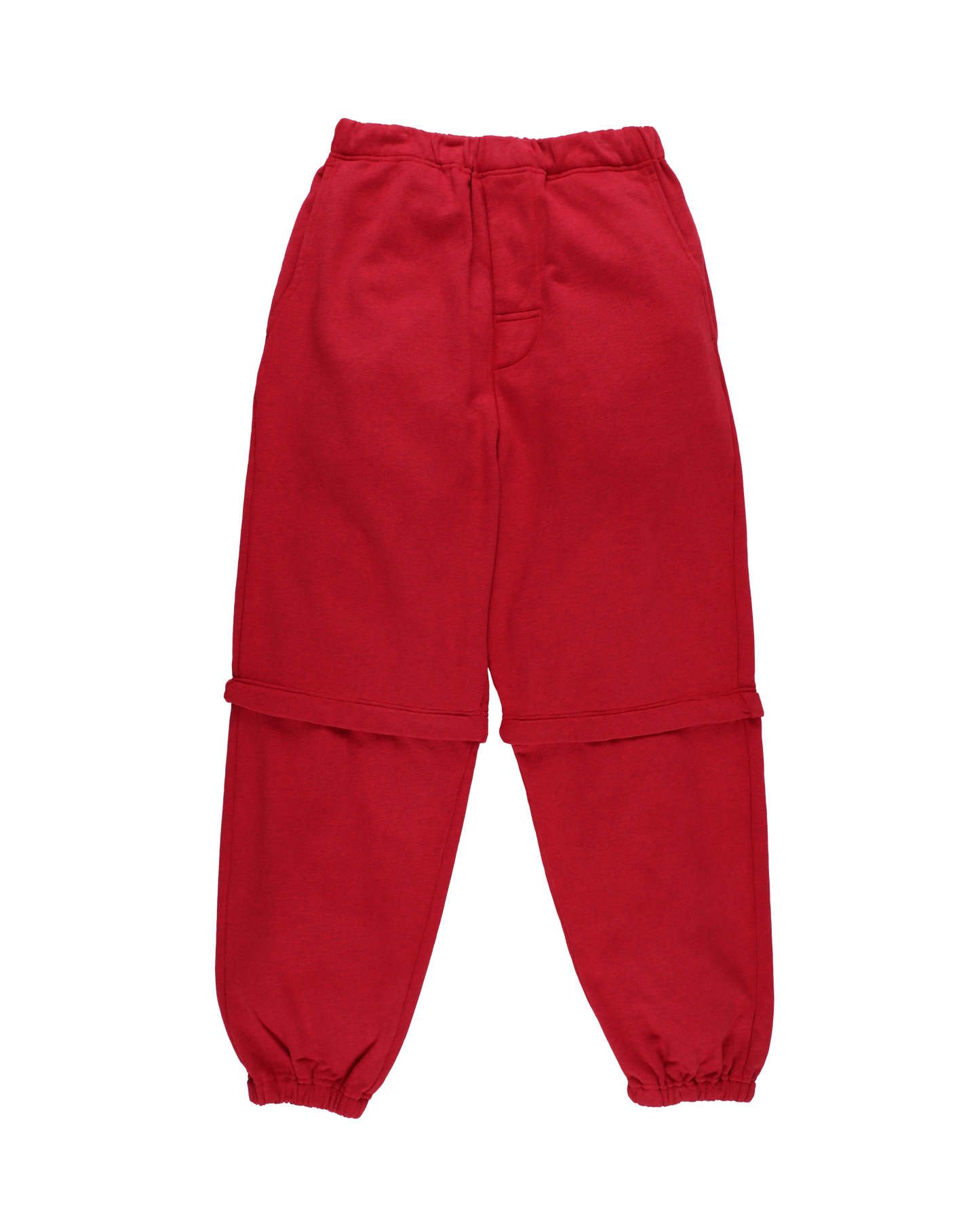 CONVERTIBLE SWEATPANTS RED