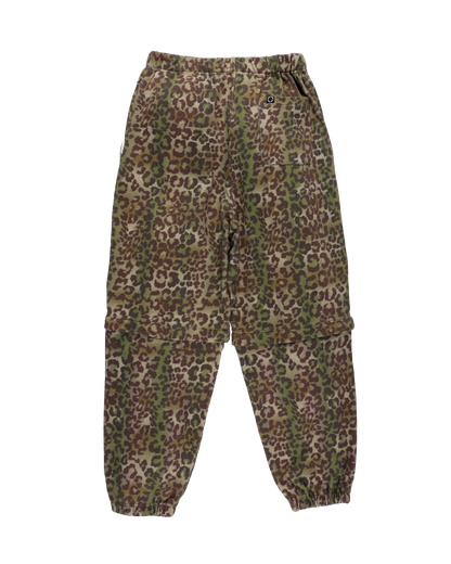 CONVERTIBLE SWEATPANTS LEOPARD