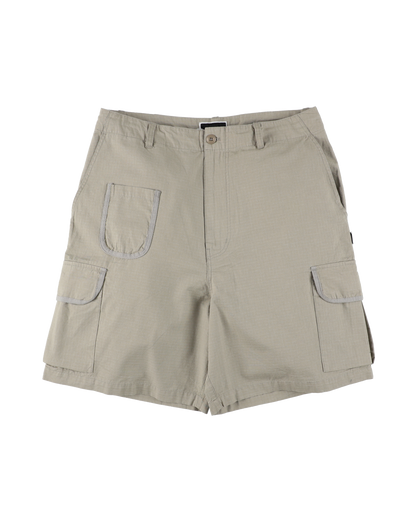 RIPSTOP TRIM SHORTS GREY